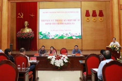 Đại biểu HĐND TP tiếp xúc cử tri quận Tây Hồ
