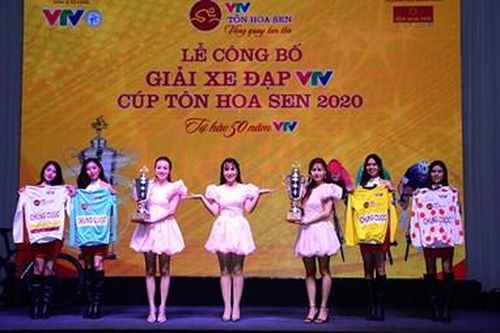 10 đội đua sẽ tham dự Giải xe đạp VTV Cúp Tôn Hoa Sen lần thứ V- năm 2020
