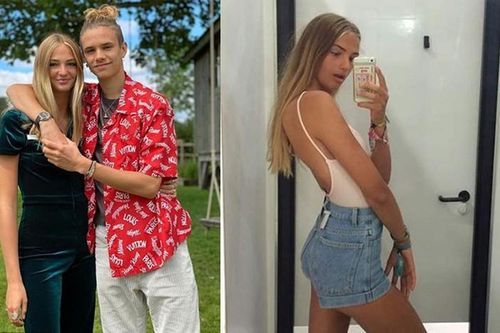 Bạn gái 17 tuổi của 'cậu hai' nhà Beckham ăn mặc gợi cảm vô cùng