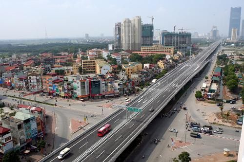 Tổ chức lại giao thông phục vụ thi công đường vành đai 2 trên cao