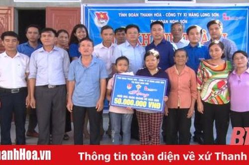 Khánh thành nhà 'Khăn quàng đỏ' cho học sinh mồ côi ở thị xã Nghi Sơn