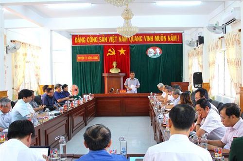 Kông Chro khẩn trương chuẩn bị Đại hội Đảng bộ huyện lần thứ VIII