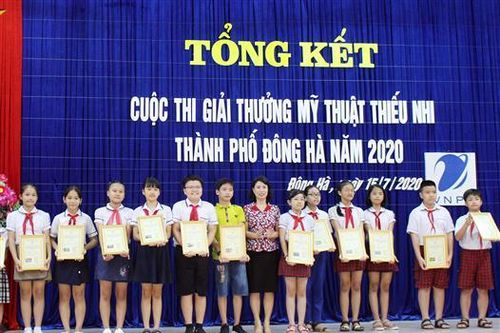 50 tác phẩm đoạt giải cuộc thi 'Giải thưởng Mỹ thuật thiếu nhi Việt Nam' TP. Đông Hà