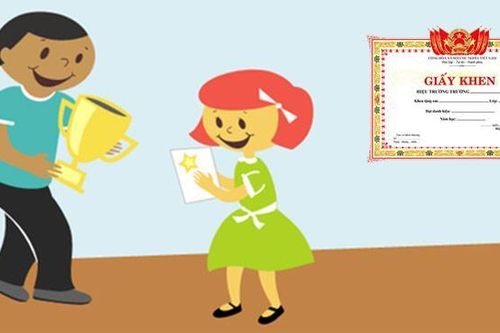 Giấy khen như huy chương, chỉ nên tặng vài cháu giỏi nhất lớp