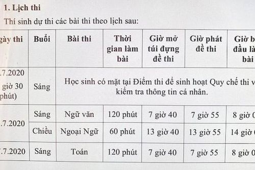 TP.HCM: Sáng nay 16/7, hơn 82.000 học sinh tham dự kỳ thi tuyển sinh vào lớp 10