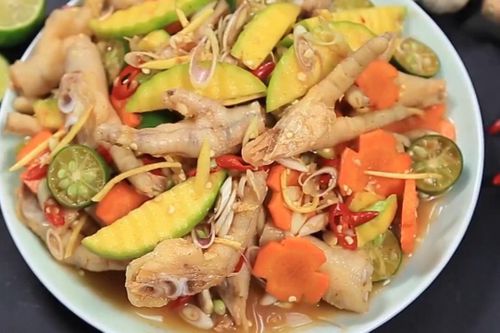Học làm chân gà sả ớt xoài xanh nhâm nhi bữa tối