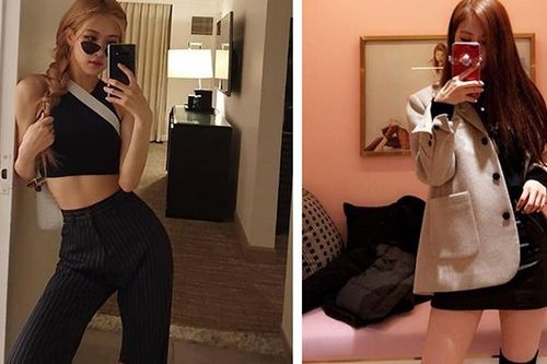 'Lịm tim' ngắm những hình ảnh 'selfie' của Rosé Blackpink đứng trước gương
