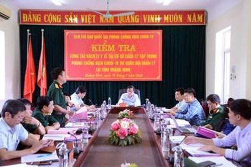 Công tác cách ly y tế phòng, chống dịch Covid-19 do quân đội quản lý chính quy, mẫu mực