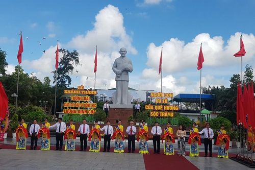 Sóc Trăng: Khánh thành tượng đài Giáo sư – Bác sĩ Nông học Lương Định Của