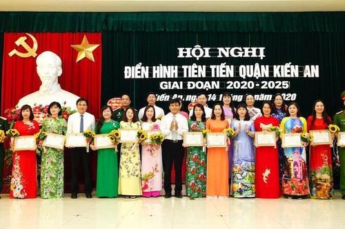Quận Kiến An (Hải Phòng) tổ chức hội nghị điển hình tiên tiến giai đoạn 2020 - 2025