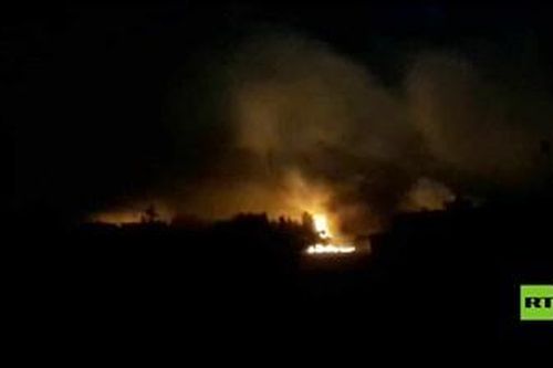 Nổ kho đạn ở đông bắc Syria gần biên giới Thổ Nhĩ Kỳ