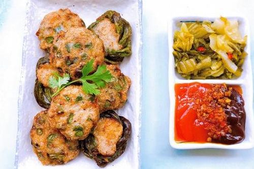 Đậu đũa bọc chả cá