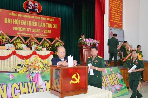 Đại hội Đảng bộ Quân sự tỉnh Bình Thuận lần thứ 12