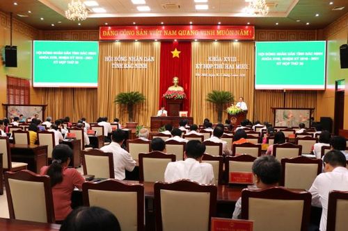 Kỳ họp thứ 20, Hội đồng nhân dân tỉnh Bắc Ninh khóa XVIII thông qua nhiều Nghị quyết quan trọng