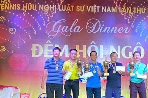 Hơn 50 luật sư tham dự giải 'Giải Tennis hữu nghị Luật sư Việt Nam lần thứ 4 - năm 2020'