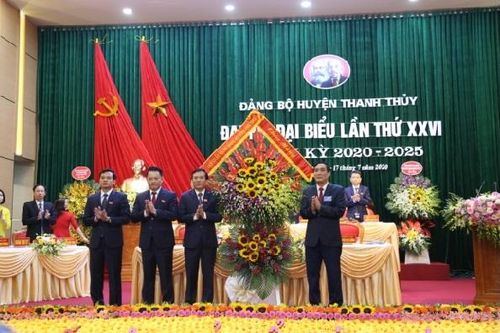 Phú Thọ: Đồng chí Nguyễn Minh Tường được bầu giữ chức vụ Bí thư Huyện ủy Thanh Thủy