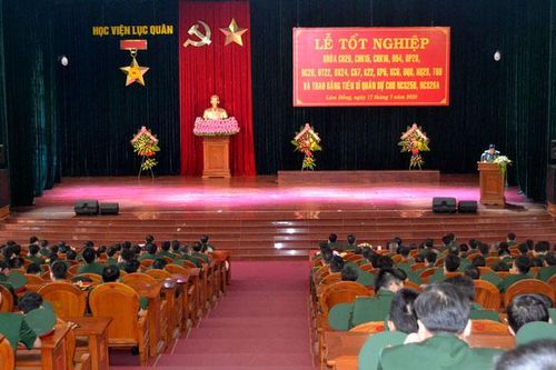 Học viện Lục quân Đà Lạt tổ chức Lễ tốt nghiệp năm học 2019 - 2020