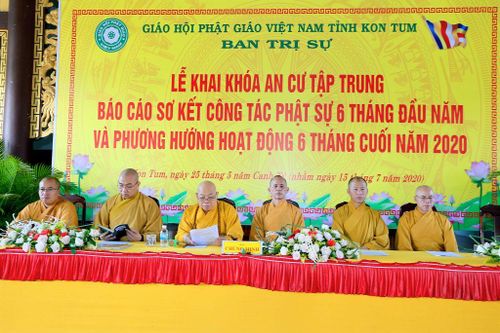 Kom Tum : Sơ kết Phật sự 6 tháng đầu năm
