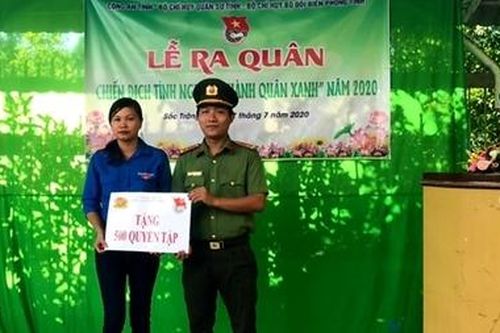 Tuổi trẻ Công an Sóc Trăng ra quân chiến dịch tình nguyện 'Hành quân xanh'