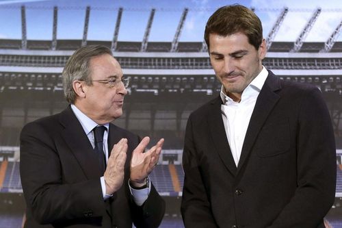 Huyền thoại Casillas tái hợp Real, sát cánh cùng Chủ tịch Perez
