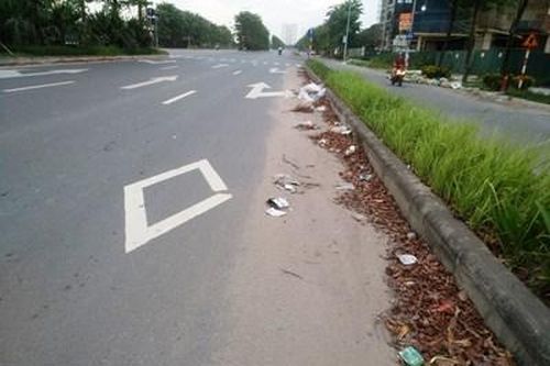 Những hình ảnh chưa đẹp trên một tuyến đường