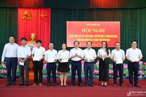 Báo Nghệ An tổ chức Hội nghị sơ kết công tác xây dựng Đảng, triển khai nhiệm vụ 6 tháng cuối năm 2020