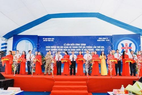 Khai trương Bệnh viện đa khoa quốc tế Hải Phòng-Vĩnh Bảo và khánh thành công viên sông Chanh Dương