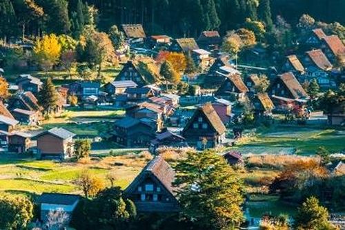 Vẻ đẹp cổ tích của ngôi làng Shirakawago tại Nhật Bản