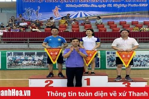 Bế mạc giải thể thao ngành Kiểm sát Nhân dân tỉnh Thanh Hóa