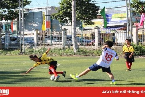 Châu Thành: Khai mạc Giải bóng đá học sinh tiểu học lần thứ XXI-2020