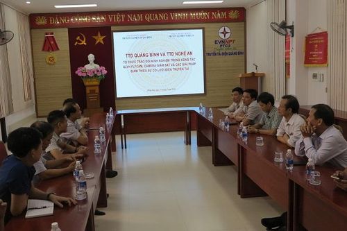 Truyền tải điện Quảng Bình và Nghệ An trao đổi kinh nghiệm quản lý vận hành