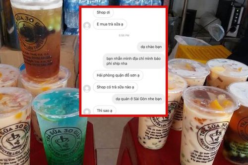 Cửa hàng bán trà sữa ở tận TP.HCM, khách tại Hải Phòng vẫn vào... đặt hàng?