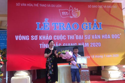 Tổng kết và trao giải vòng sơ khảo 'Đại sứ Văn hóa đọc tỉnh Bắc Giang năm 2020'
