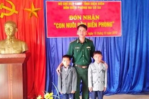 Cảm ơn các chú Bộ đội Biên phòng!
