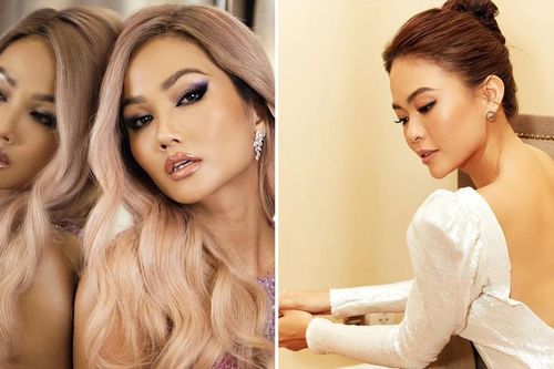 H'Hen Niê nhuộm tóc vàng như búp bê, Mâu Thủy khoe da nâu nóng bỏng