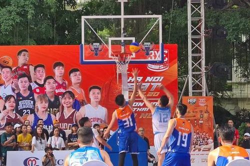 Hấp dẫn giải bóng rổ 3x3 tại Hà Nội