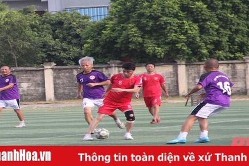 Giao hữu bóng đá cựu cầu thủ Công an Thanh Hóa và Công an Hà Nội