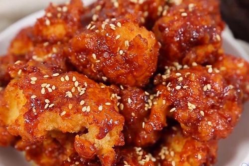 Công thức làm gà chiên cay sốt phô mai vị chuẩn Hàn