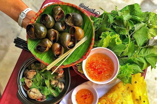 Ốc nướng tiêu và loạt món dân dã ở Cần Thơ