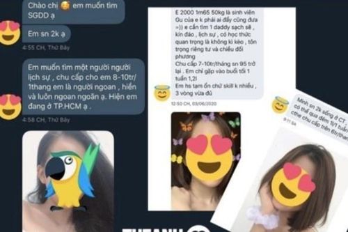 Cô gái bất ngờ bị dùng ảnh trong nhóm tìm sugar daddy, người bao nuôi