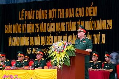 Phát động phong trào thi đua cao điểm chào mừng Đại hội Đảng bộ Quân đội lần thứ XI