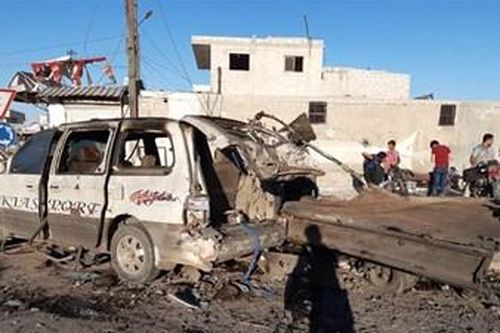 Nổ bom xe ở tây bắc Syria, gần biên giới Thổ Nhĩ Kỳ, 90 người thương vong