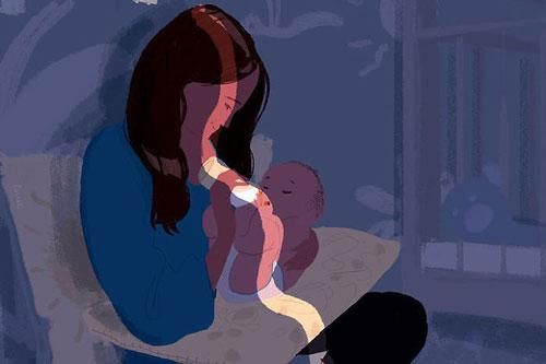 Mỗi ngày đều phải chứng kiến cảnh con trai nằm trong chậu nước xanh rì mà tim em thắt lại vì đau đớn lẫn bất lực