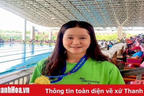 Tài năng trẻ Phạm Thị Vân lập kỷ lục giành 7 HCV tại giải bơi trẻ vô địch quốc gia 2020