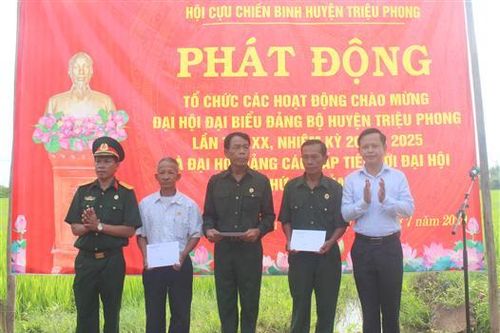 CCB huyện Triệu Phong: Hơn 300 triệu đồng thực hiện các công trình, phần việc chào mừng Đại hội Đảng các cấp