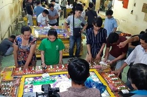 Triệt phá tụ điểm đánh bạc dưới hình thức chơi Game bắn cá