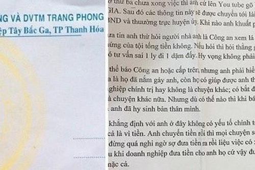 Thanh Hóa: Bắt 2 phóng viên trong vụ Phó Chủ tịch thị xã Nghi Sơn bị tống tiền 5 tỷ đồng