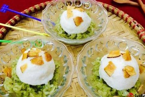 Tự làm kem xôi lá nếp chiêu đãi cả nhà