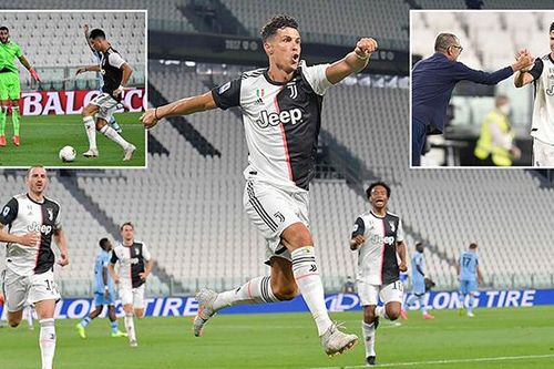 Juventus 2-1 Lazio: Ronaldo lập cú đúp, Juventus tiến sát ngôi vô địch