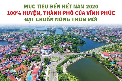 Vĩnh Phúc: Mục tiêu 100% huyện, thành phố đạt chuẩn nông thôn mới